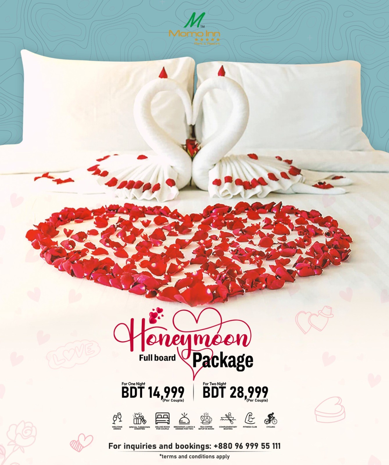 Honeymoon Full Board Packages